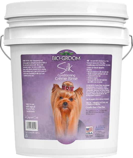 Silk Crème Rinse Dog Hair Conditioner - 5 Gallon Bulk Size
