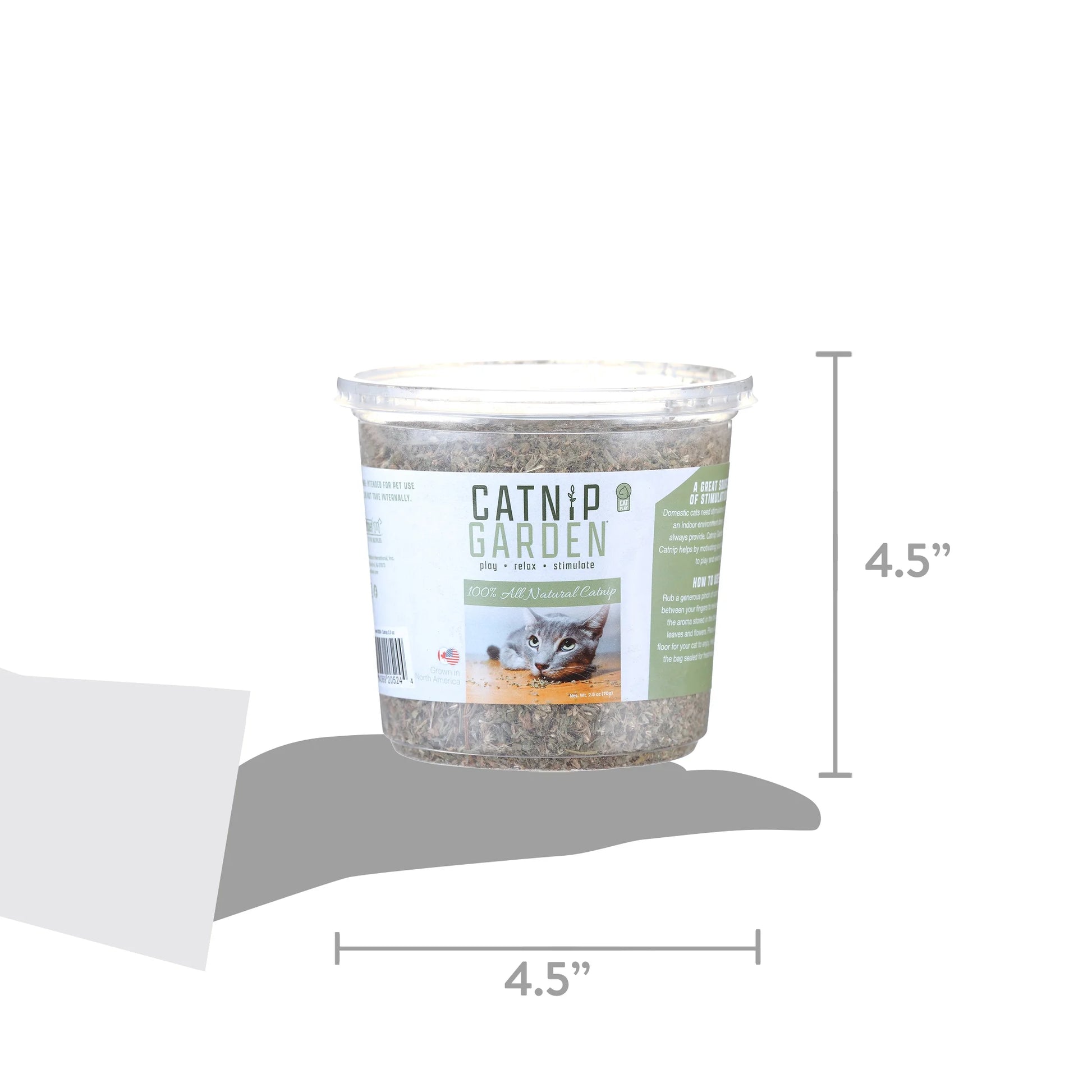 Catnip Garden Cup - 2.5 Oz Cat Toy