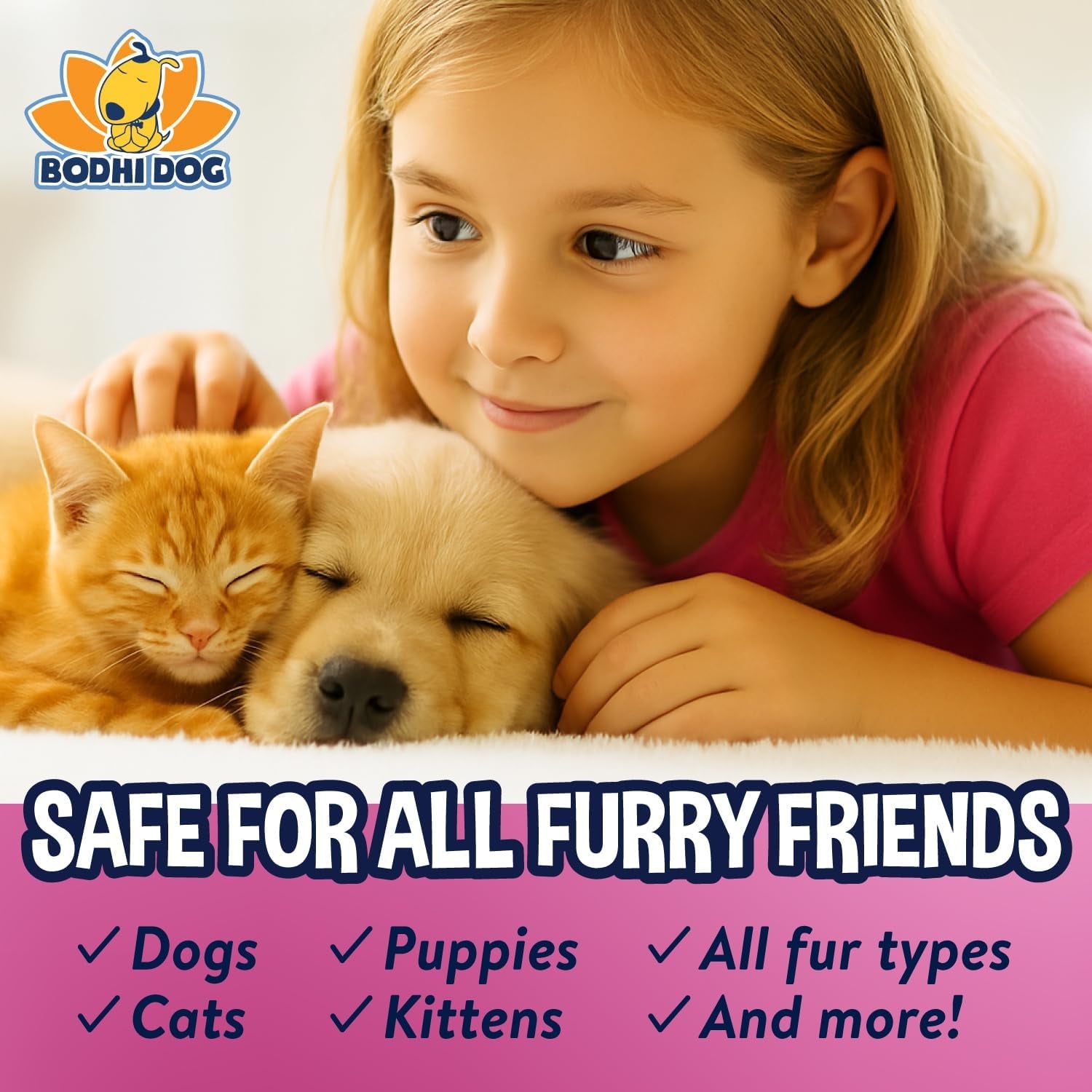 Premium Dog Cologne - Deodorizing Perfume and Conditioner for Dogs and Cats - Natural Long-Lasting Spray - Keeps Pets Fresh All Day - Gentle and Safe Formula, Made in the USA (Baby Powder, 4 Fl Oz)