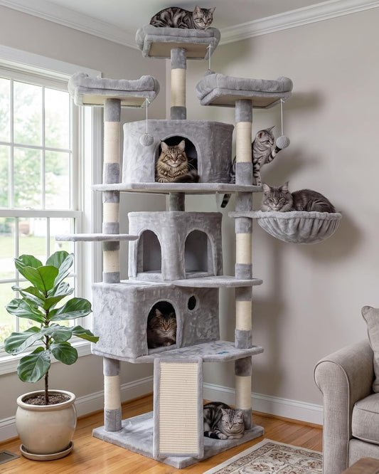 Cat Tree Tower with Multi-Level Large Condo, Platform, MPJ032W